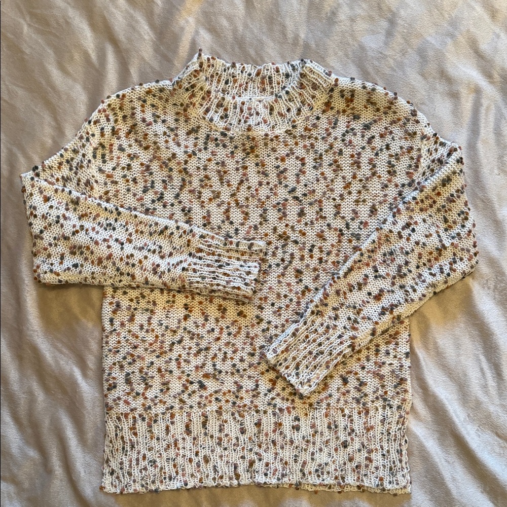 Hayden Girls Multicolor Knit Sweater